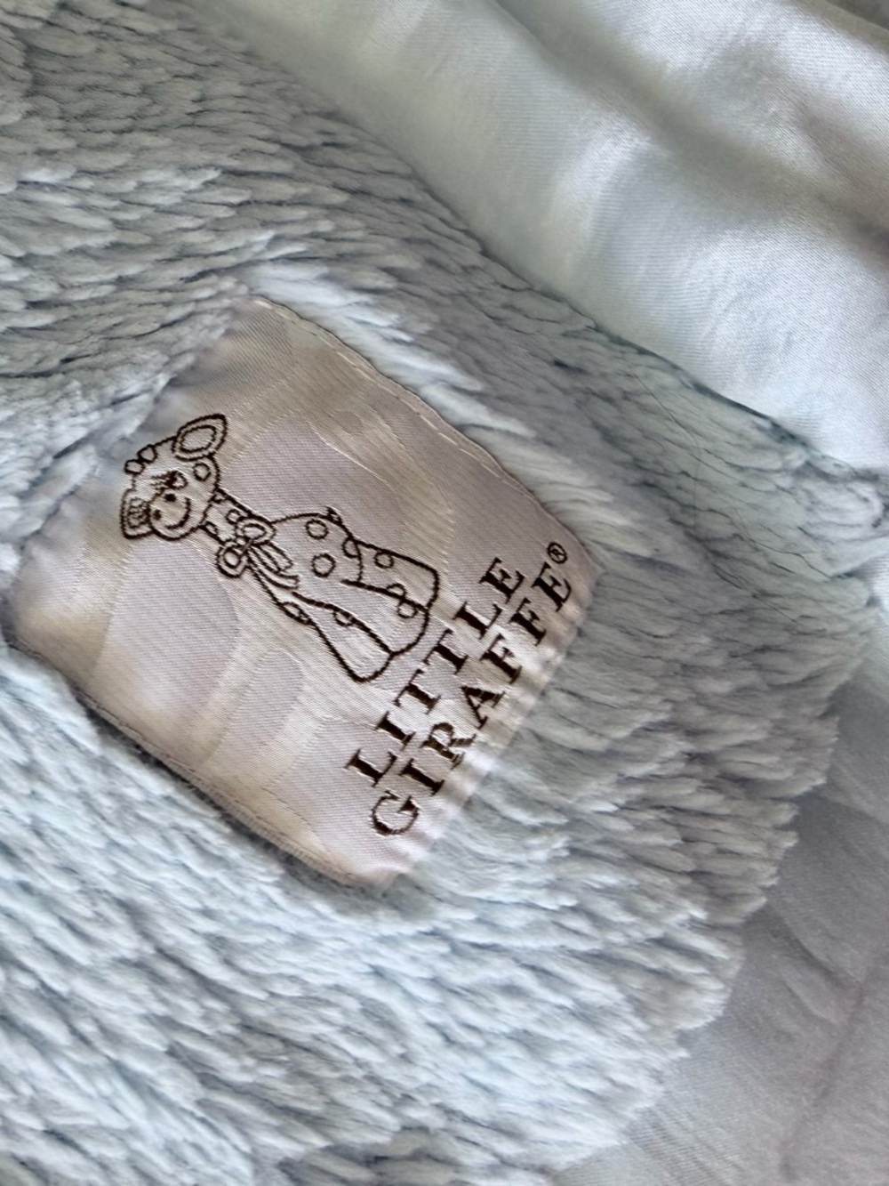 Little Giraffe Luxe Blanket in Blue